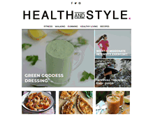 Tablet Screenshot of healthandstyle.com